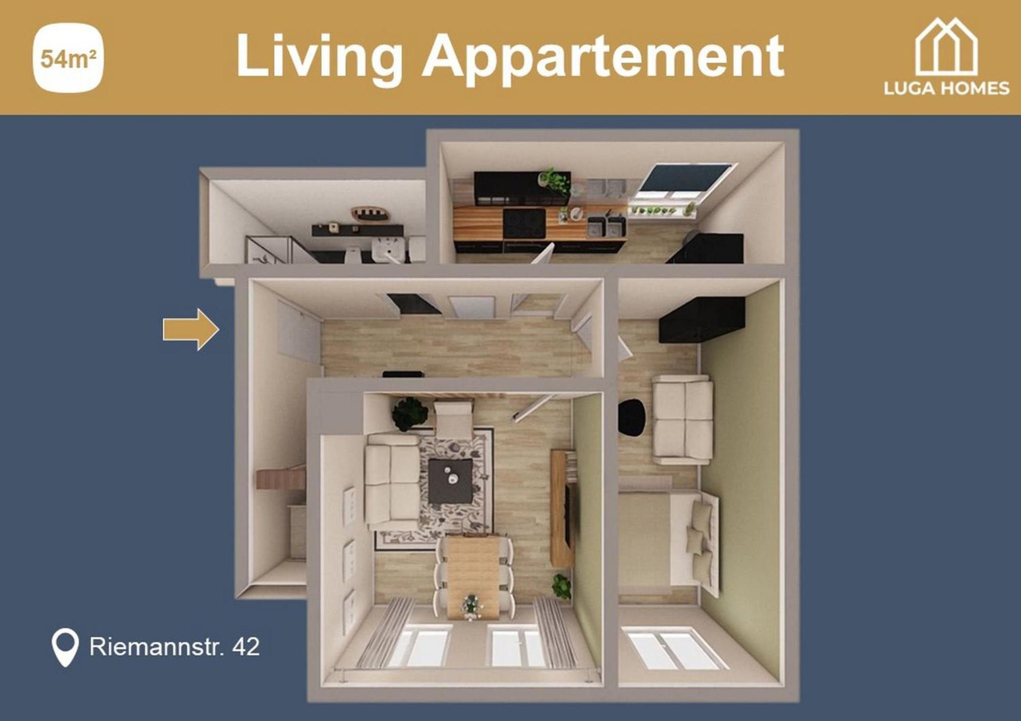 Apartment Luga Homes - Karli *
